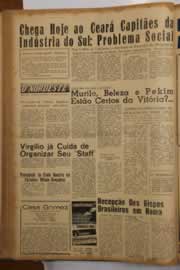 Página do jornal O Nordeste de outubro de 1962