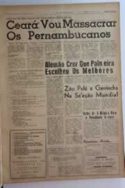 Página do jornal O Nordeste de janeiro de 1963