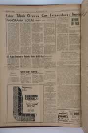Página do jornal O Nordeste de janeiro de 1963