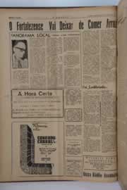 Página do jornal O Nordeste de janeiro de 1963