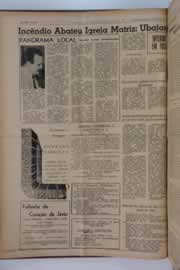 Página do jornal O Nordeste de janeiro de 1963