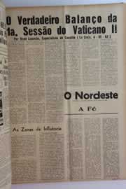 Página do jornal O Nordeste de janeiro de 1963