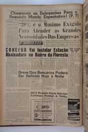 Página do jornal O Nordeste de janeiro de 1963
