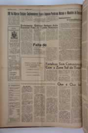 Página do jornal O Nordeste de janeiro de 1963