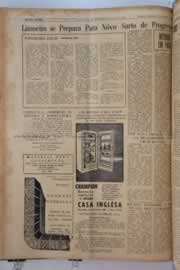 Página do jornal O Nordeste de março de 1963