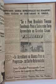 Página do jornal O Nordeste de março de 1963