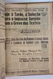 Página do jornal O Nordeste de março de 1963