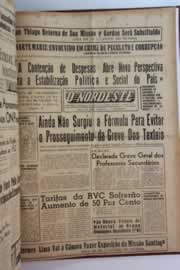 Página do jornal O Nordeste de março de 1963