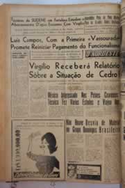 Página do jornal O Nordeste de março de 1963