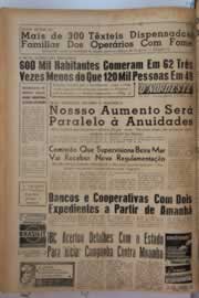 Página do jornal O Nordeste de março de 1963