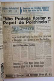 Página do jornal O Nordeste de abril de 1963