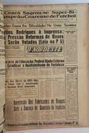 Página do jornal O Nordeste de abril de 1963