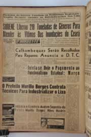 Página do jornal O Nordeste de abril de 1963