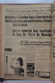 Página do jornal O Nordeste de abril de 1963