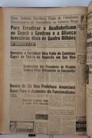 Página do jornal O Nordeste de maio de 1963