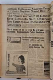 Página do jornal O Nordeste de maio de 1963