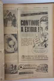 Página do jornal O Nordeste de maio de 1963