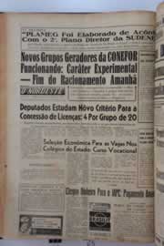 Página do jornal O Nordeste de maio de 1963