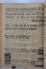 Página do jornal O Nordeste de maio de 1963