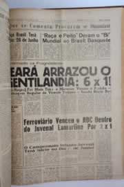 Página do jornal O Nordeste de maio de 1963