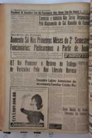Página do jornal O Nordeste de junho de 1963