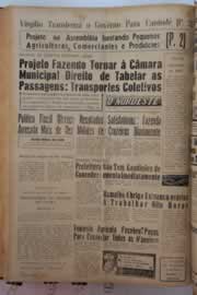 Página do jornal O Nordeste de junho de 1963