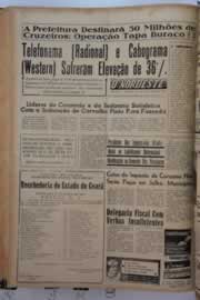Página do jornal O Nordeste de junho de 1963