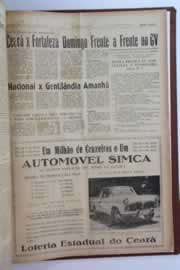 Página do jornal O Nordeste de junho de 1963