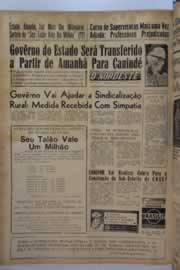 Página do jornal O Nordeste de junho de 1963
