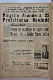 Página do jornal O Nordeste de junho de 1963