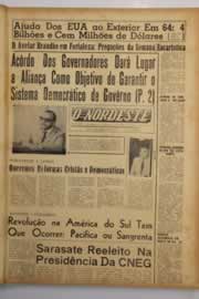 Página do jornal O Nordeste de julho de 1963