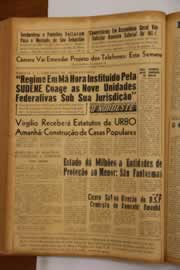 Página do jornal O Nordeste de julho de 1963