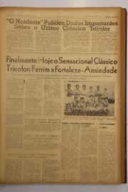 Página do jornal O Nordeste de julho de 1963