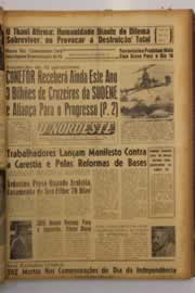 Página do jornal O Nordeste de julho de 1963