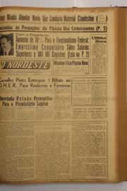 Página do jornal O Nordeste de julho de 1963