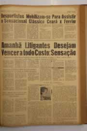 Página do jornal O Nordeste de julho de 1963