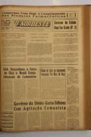 Página do jornal O Nordeste de julho de 1963