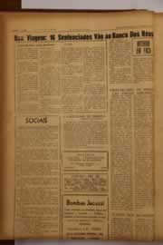 Página do jornal O Nordeste de agosto de 1963