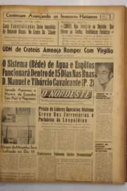 Página do jornal O Nordeste de agosto de 1963