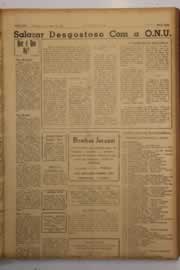 Página do jornal O Nordeste de agosto de 1963