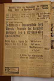 Página do jornal O Nordeste de agosto de 1963