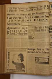 Página do jornal O Nordeste de agosto de 1963