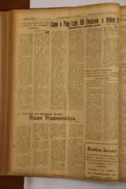 Página do jornal O Nordeste de agosto de 1963