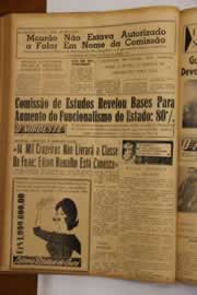 Página do jornal O Nordeste de agosto de 1963