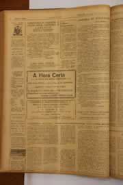 Página do jornal O Nordeste de agosto de 1963