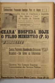 Página do jornal O Nordeste de agosto de 1963