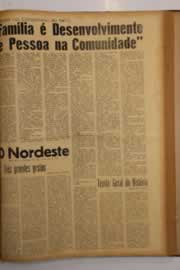 Página do jornal O Nordeste de setembro de 1963