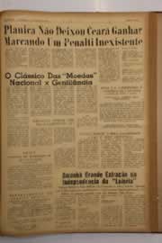 Página do jornal O Nordeste de setembro de 1963