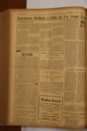 Página do jornal O Nordeste de setembro de 1963