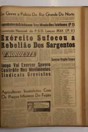 Página do jornal O Nordeste de setembro de 1963